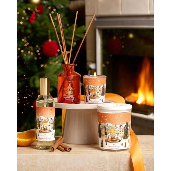 Bougie Parfumée Noël - Cannelle Orange - 75 g