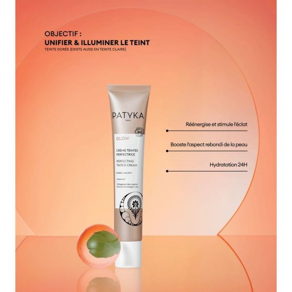 Crème Teintée Perfectrice (Dorée) GLOW - 40 ml