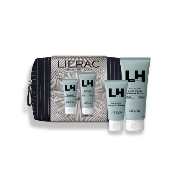 Coffret Noel Gel Hydratant Homme - Gel Hydratant Energisant 50 ml et Gel Douche Integral 200 ml