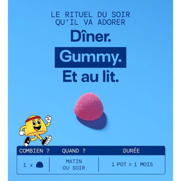 Gummies Magnésium Enfants Sans Sucres - 30 gummies
