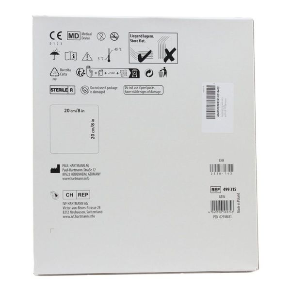 Grassolind Neutral - 5 cm x 5 cm - 10 compresses