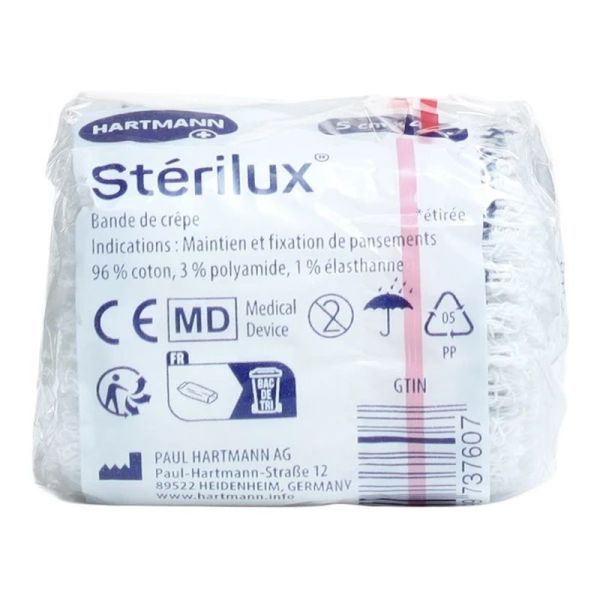 Stérilux bande de crêpe - 5 cm x 4 m