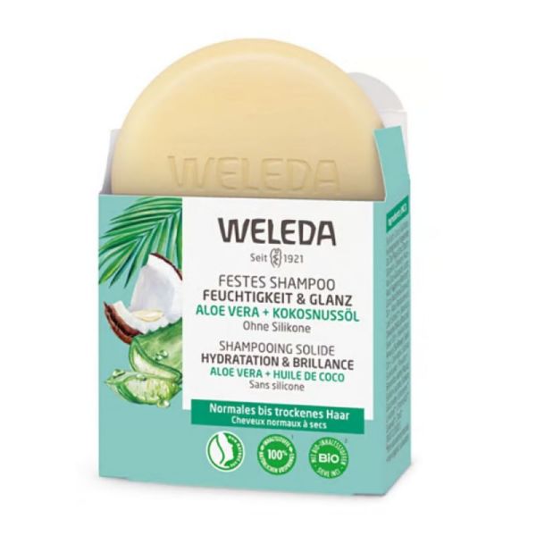 Weleda Shampooing solide Hydratation & Brillance 50g