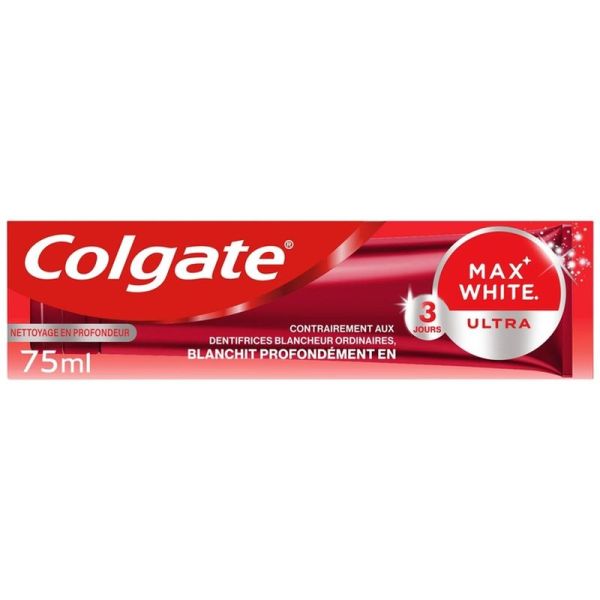 Max White Ultra Dentifrice Effet Immédiat - 75 ml