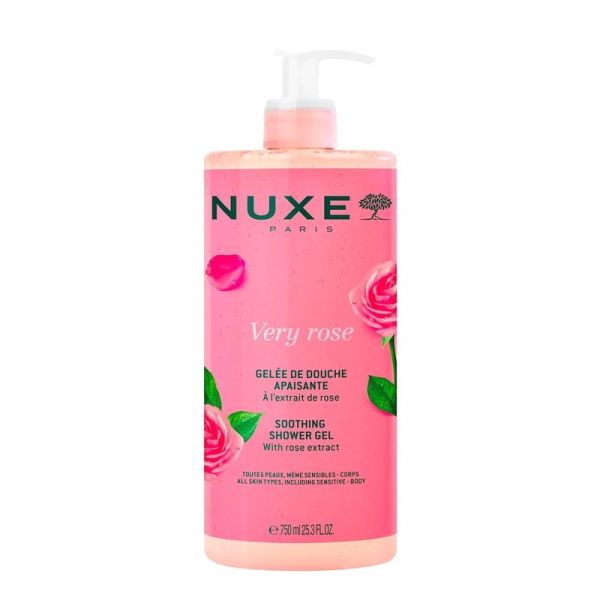 Gelée De Douche Apaisante VERY ROSE - 750 ml