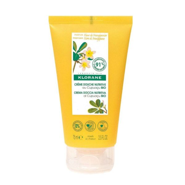 Klorane Crème douche nutritive fleur de frangipanier 75ml