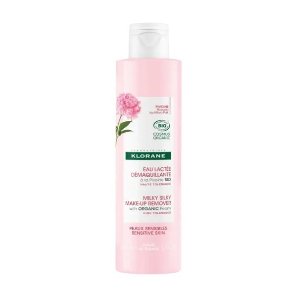 Eau lactée démaquillante à la Pivoine BIO - 200 ml