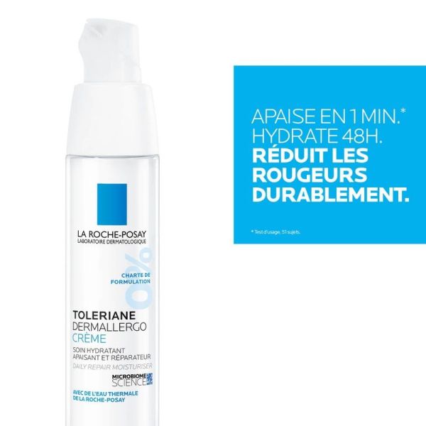 Toleriane Dermallergo Crème Hydratante Peau Sensible et Allergique - 40 ml