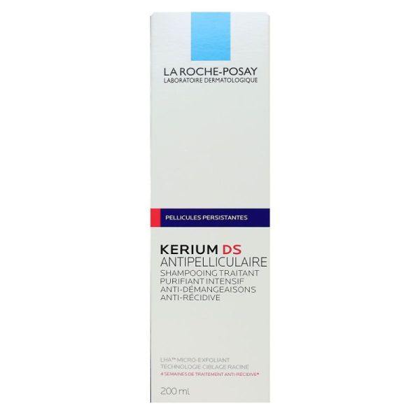 Kerium DS shampooing traitant intensif pellicules persistantes 200ml