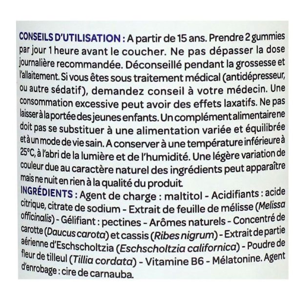 Arkorelax sommeil 60 gummies sans sucre