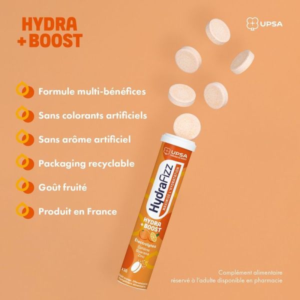 Hydra +Boost - 16 comprimés effervescents