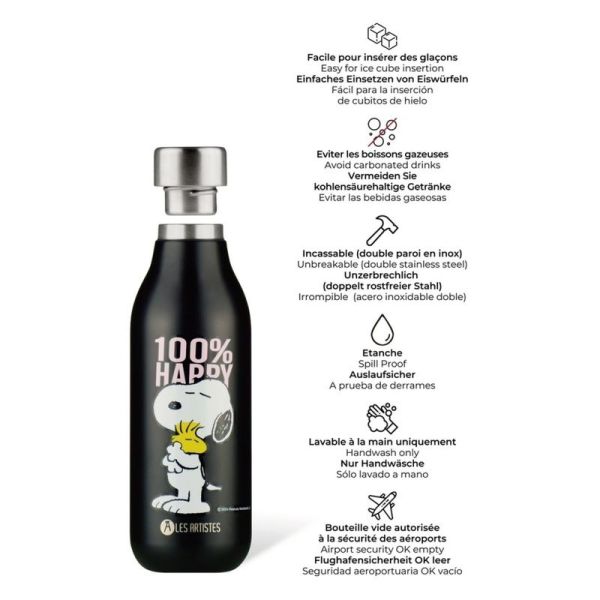 Bouteille isotherme 2.0 Happy Snoopy - 500 ml