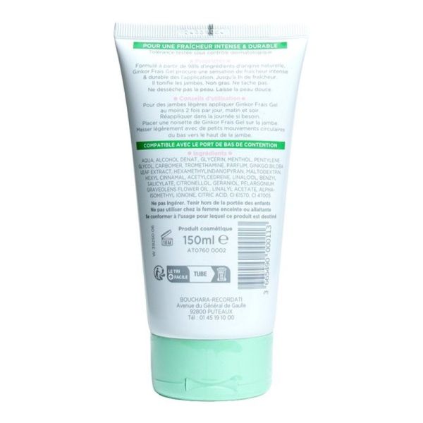 Frais Gel Fraîcheur Intense Jambes - 150 ml