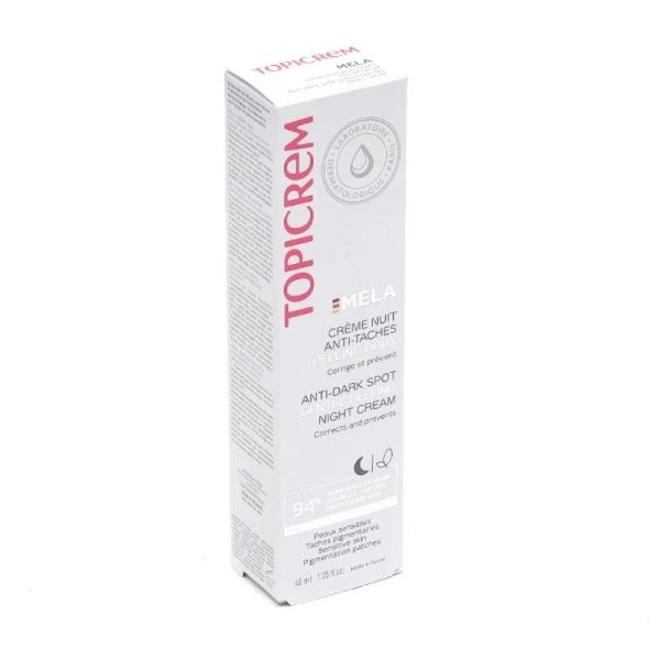 Crème Nuit Anti-Taches Peeling Doux MELA - 40 ml