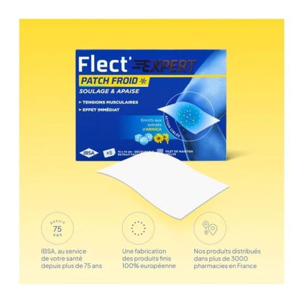 Flect'expert patch froid - 5 patchs