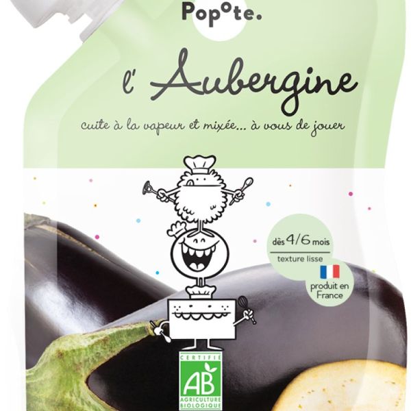 Popote Gourde Aubergine Bio 120G