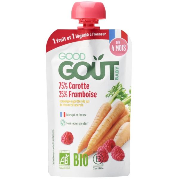 Good Gout Carotte Framboise 120G