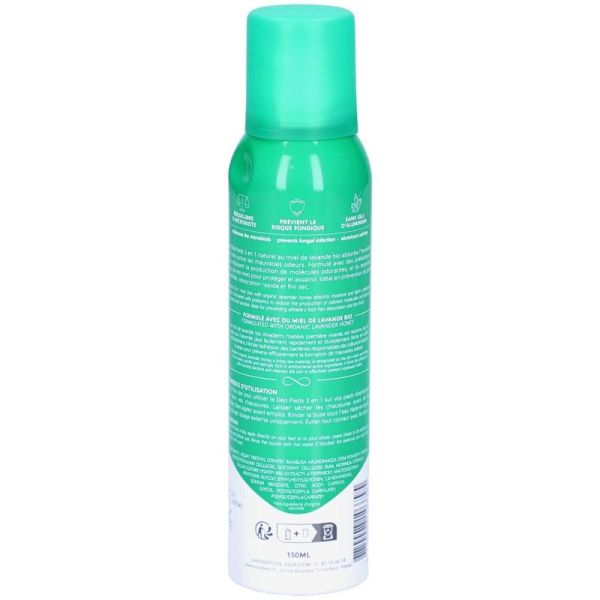 Deodorant Pieds 3en1 Spray - 150 ml