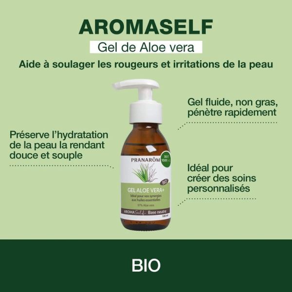 Gel Aloe vera+ - Bio - 100 ml