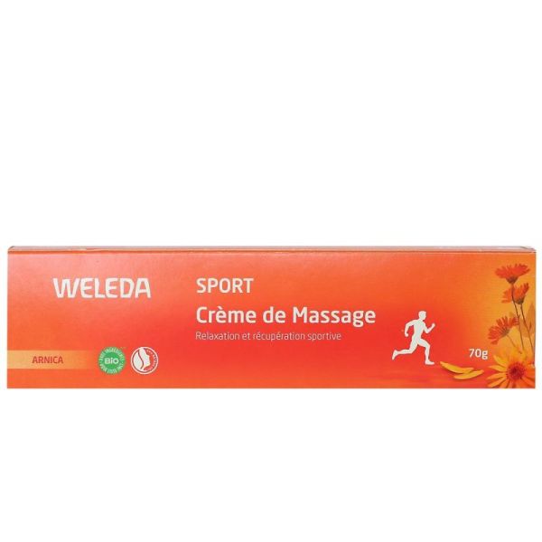 Crème massage Arnica bio relaxation récupération sportive 70g