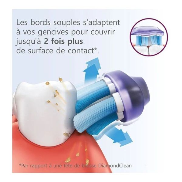 G3 Premium tête de brosse à dents électrique Soft Sonicare - 2 têtes + 1 offerte