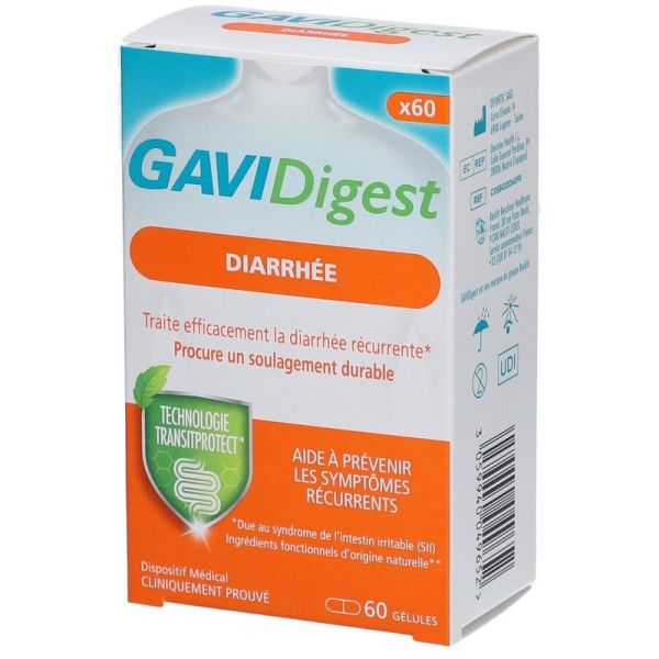 Gavidigest Diarrhée - 60 gélules