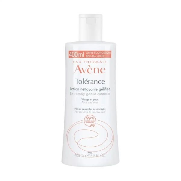 Lotion nettoyante gélifiée TOLERANCE - 400 ml
