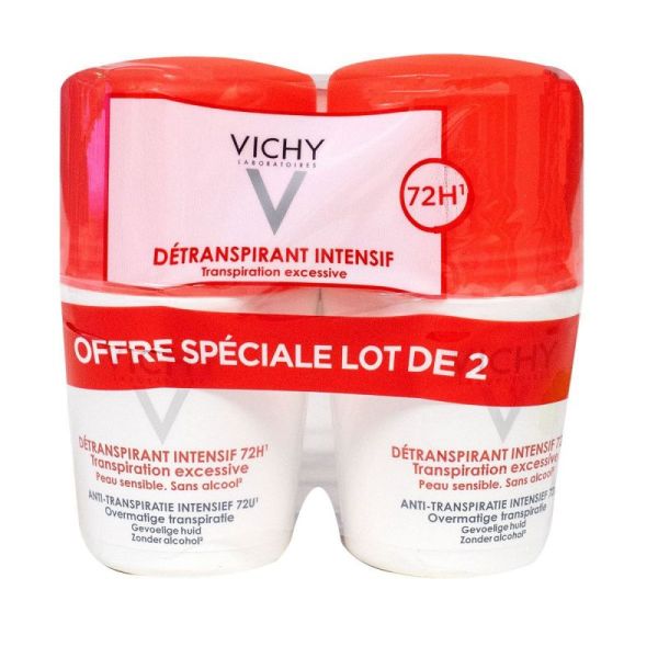 Vichy Deod Detransp Intensif Bille 50Mlx2