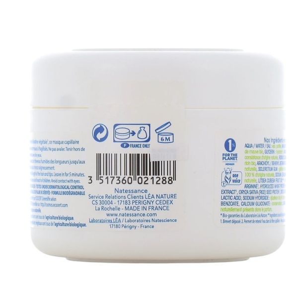 Masque Capillaire Fortifiant Ricin Bio Kératine Végétale - 200 ml