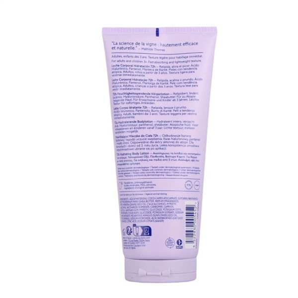 Lait Corps Hydratation 72H - Peaux Sèches - 200 ml