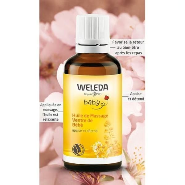 Huile de Massage Ventre de Bébé - 50 ml