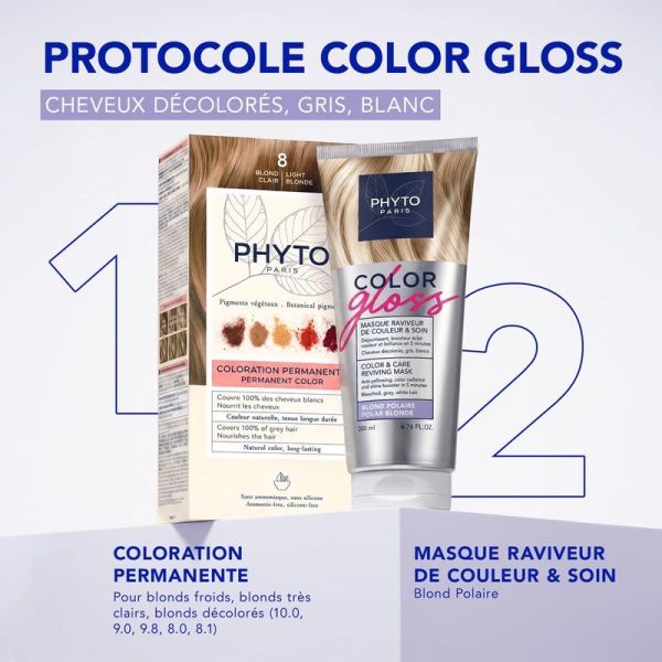 Color Gloss Masque raviveur de couleur & soin - blond polaire - 200 ml