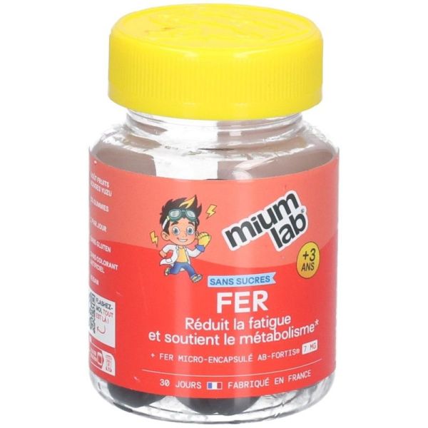 Fer enfants sans sucres - 30 gummies