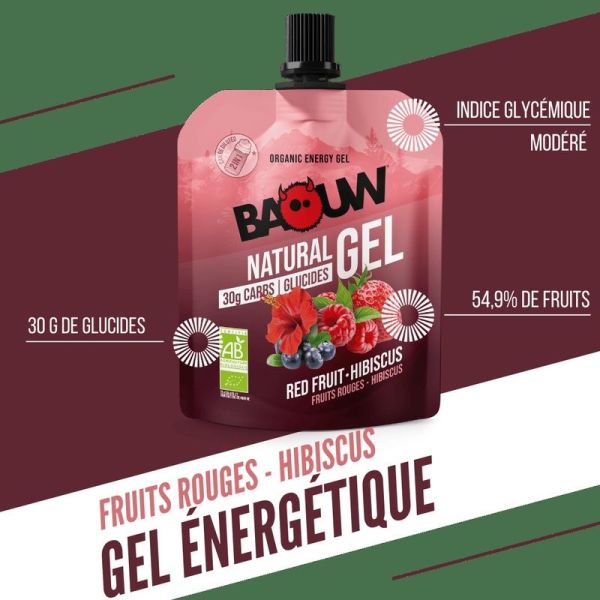 Energy Gels Red Fruits - Hibiscus - 85 g