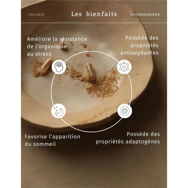 Ashwagandha 1200 mg Bio - 60 gélules