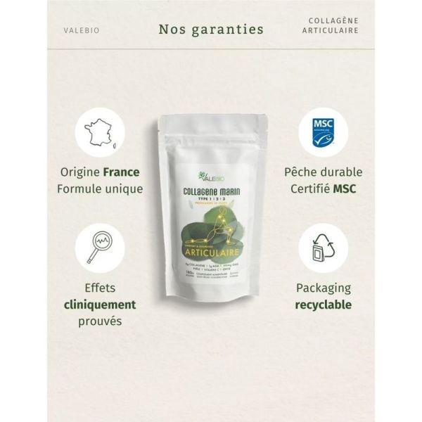 Collagène Marin Type 1-2-3 Confort et Souplesse Articulaire - 180 g