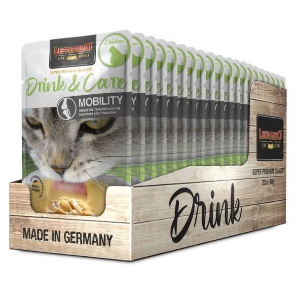 Leonardo Drink Amp Care Mobility Poulet - Chat adulte