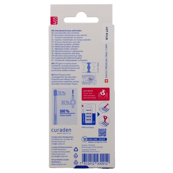 Set de brossettes interdentaires Perio Start taille 405 - 5 brossettes