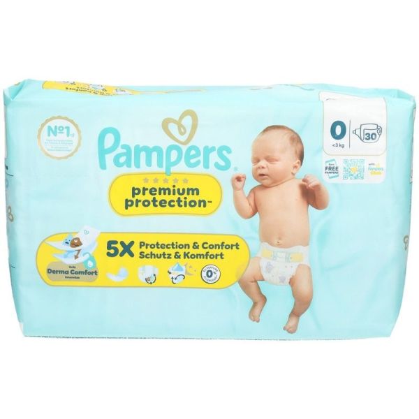 Premium Protection - Taille 0 moins de 3 kg - 30 unités