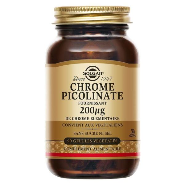 Solgar Chrome Picolinate 200 Bte 90