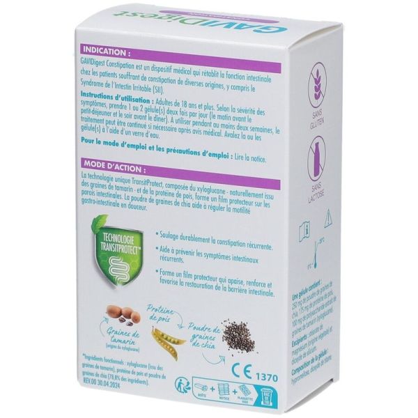 GaviDigest Constipation - 60 gélules