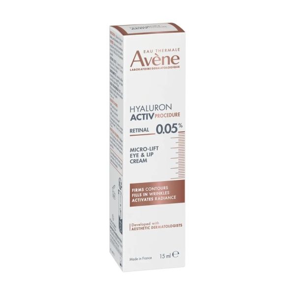 Crème Micro-Lift Yeux & Lèvres - 0.05% Rétinal HYALURON ACTIV PROCEDURE - 15 ml