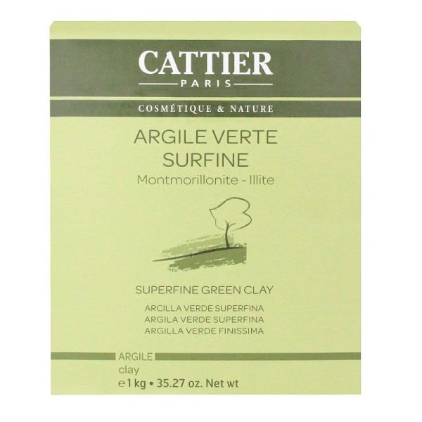 Argile Verte Surfine 1kg
