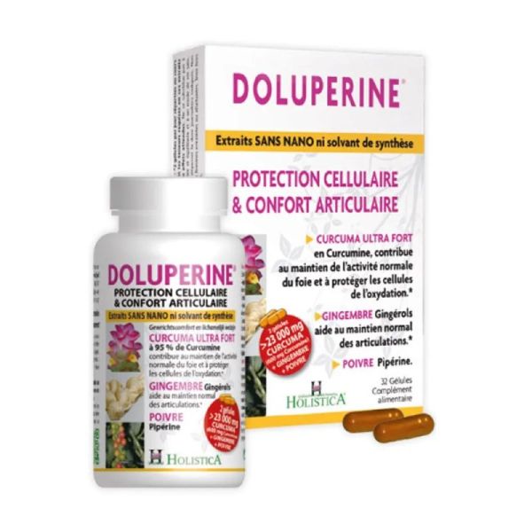 Holistica Doluperine confort articulaire 32 gélules