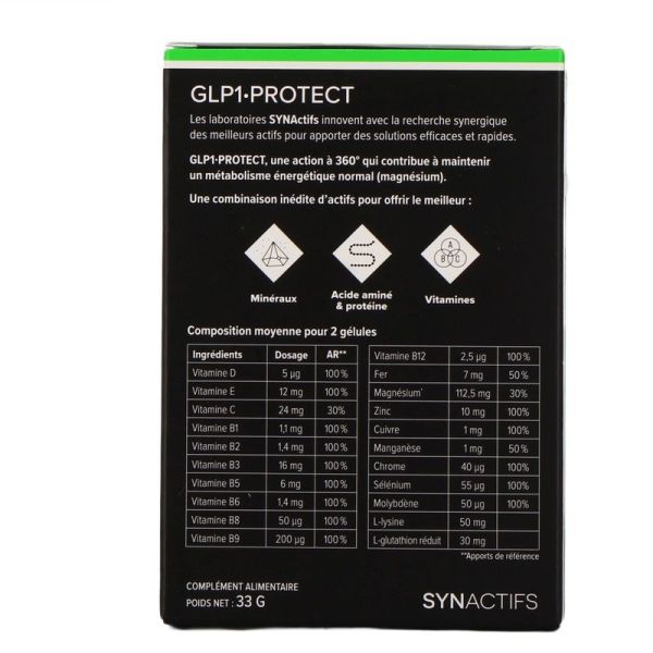 GLP1 Protect Synactifs - 60 gélules