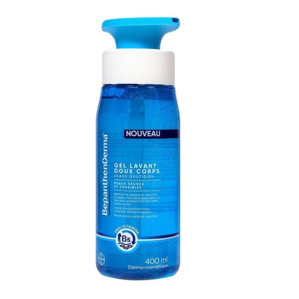 Bepanthenderma Gel Lav Doux Corps 400Ml