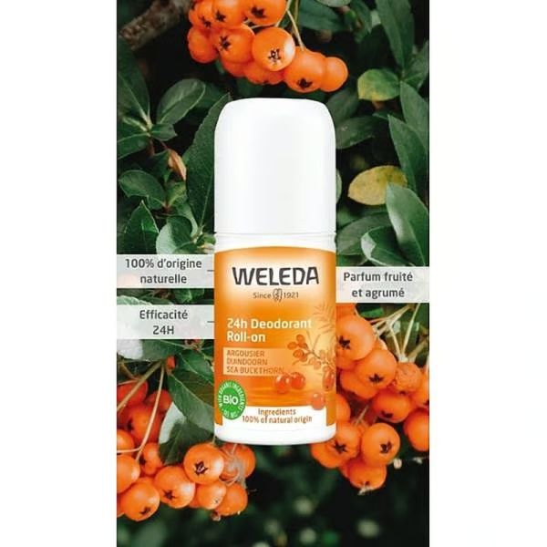 Deodorant roll-on 24h Argousier - 50 ml