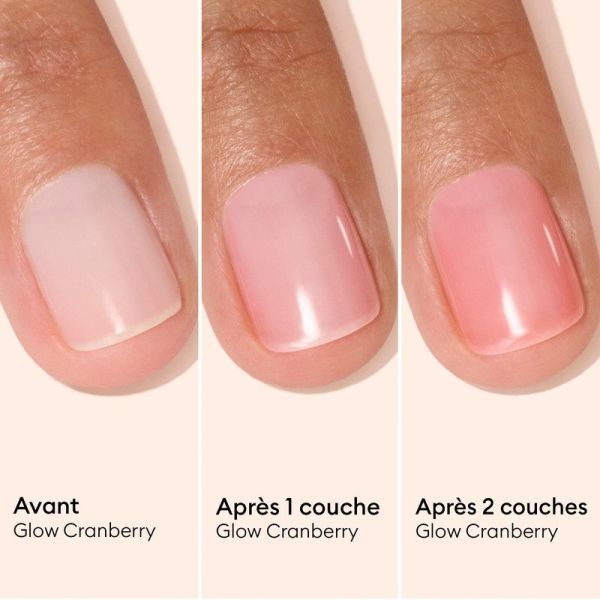 Vernis soin Active Glow Cranberry - 15 ml