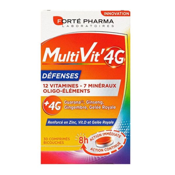 Forte Multivitapos 4G Defenses 30Cps