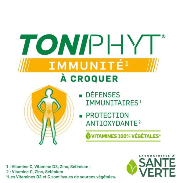Toniphyt Immunité à Croquer - 30 comprimés